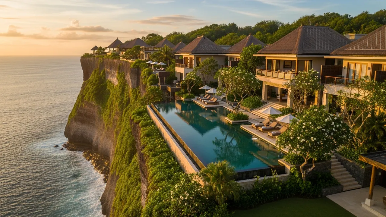 Uluwatu cliff resort infinity pool