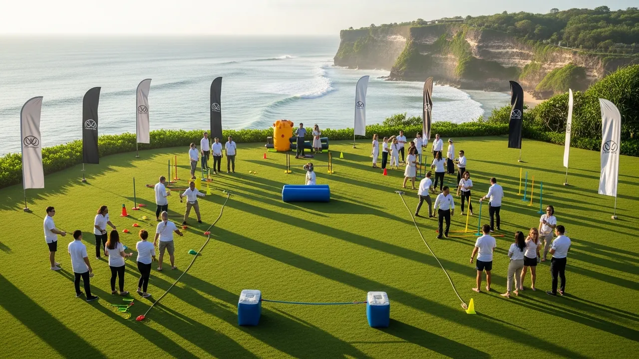 Uluwatu team building ocean view