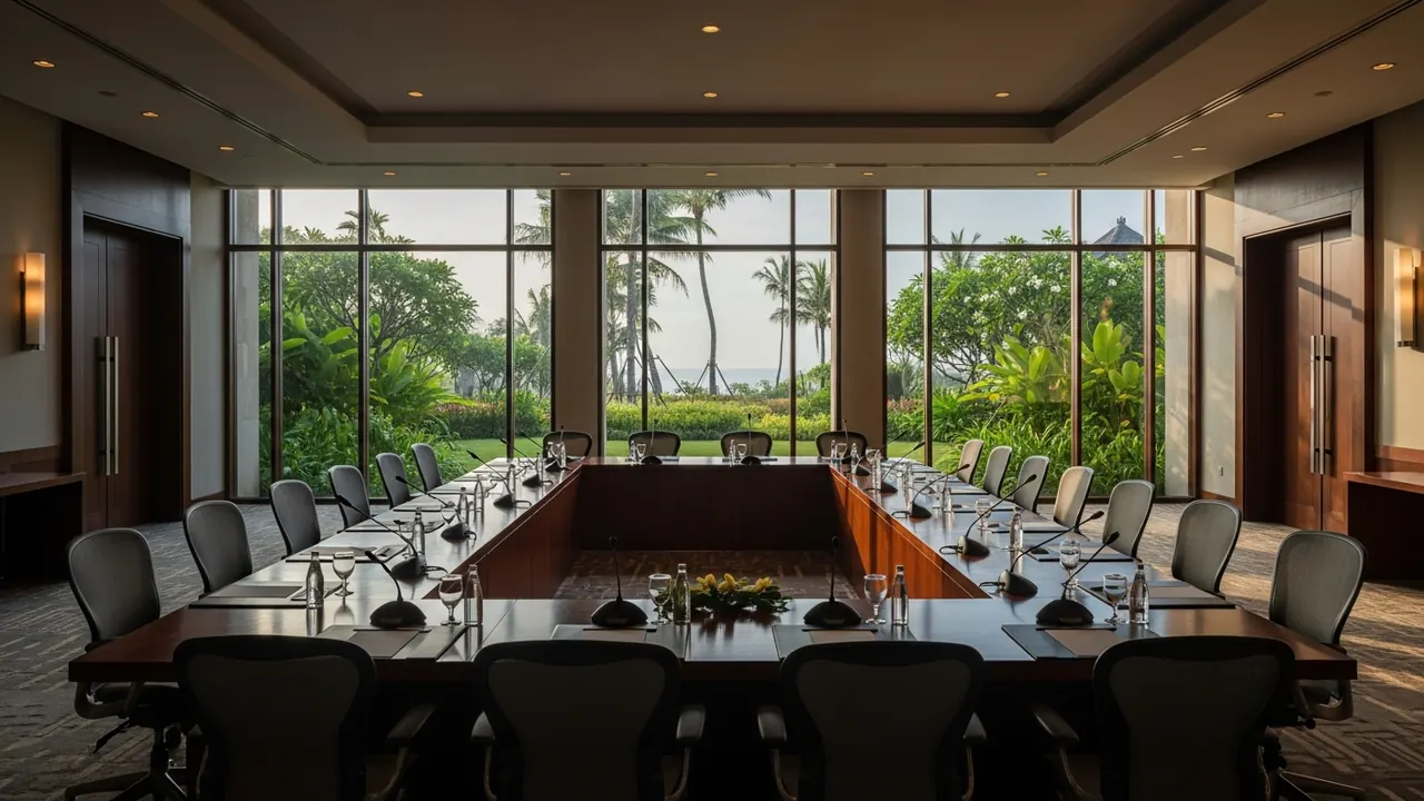 Nusa Dua MICE venue setup